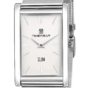 TIMEWEAR Slim Series Two Hands Stainless Steel Chain Watch for Men