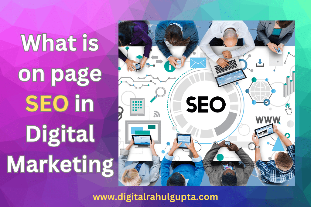 what is on page seo in digital marketing